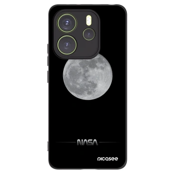 Picasee fekete szilikon tok az alábbi mobiltelefonokra Xiaomi Redmi Note 14 4G - Moon Minimal
