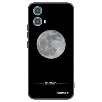 Picasee fekete szilikon tok az alábbi mobiltelefonokra Motorola Moto G34 5G - Moon Minimal