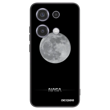 Picasee fekete szilikon tok az alábbi mobiltelefonokra Xiaomi Redmi Note 14S - Moon Minimal