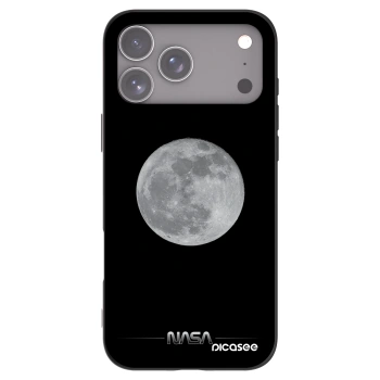 Picasee fekete szilikon tok az alábbi mobiltelefonokra Apple iPhone 17 Pro Max - Moon Minimal
