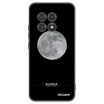 Picasee fekete szilikon tok az alábbi mobiltelefonokra OnePlus 13R 5G - Moon Minimal