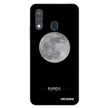 Picasee átlátszó szilikon tok az alábbi mobiltelefonokra Samsung Galaxy A40 A405F - Moon Minimal