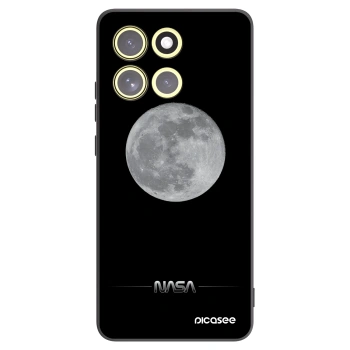 Picasee fekete szilikon tok az alábbi mobiltelefonokra Motorola Moto G86 5G - Moon Minimal
