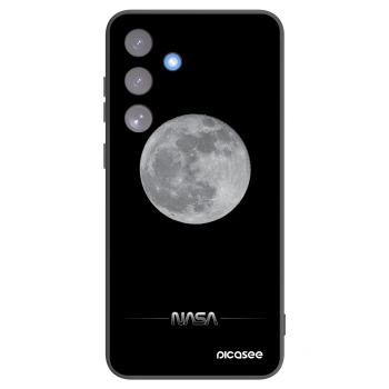 Picasee fekete szilikon tok az alábbi mobiltelefonokra Samsung Galaxy S25 FE 5G - Moon Minimal