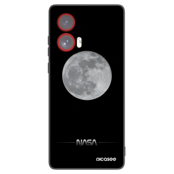 Picasee fekete szilikon tok az alábbi mobiltelefonokra Motorola Edge 50 Fusion - Moon Minimal