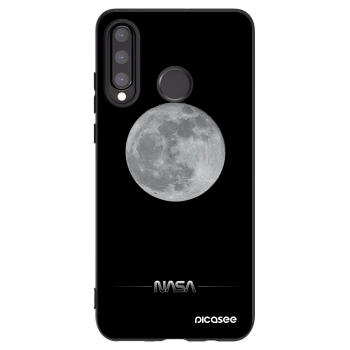 Picasee fekete szilikon tok az alábbi mobiltelefonokra Huawei P30 Lite - Moon Minimal