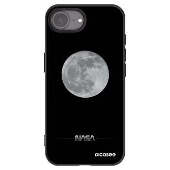 Picasee fekete szilikon tok az alábbi mobiltelefonokra Apple iPhone 17e - Moon Minimal