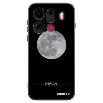 Picasee fekete szilikon tok az alábbi mobiltelefonokra OPPO Find X9 Pro - Moon Minimal