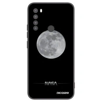 Picasee fekete szilikon tok az alábbi mobiltelefonokra Xiaomi Redmi Note 8 - Moon Minimal