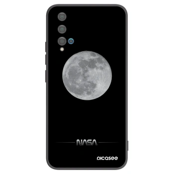 Picasee fekete szilikon tok az alábbi mobiltelefonokra Huawei Nova 5T - Moon Minimal