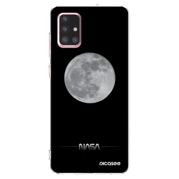 Picasee átlátszó szilikon tok az alábbi mobiltelefonokra Samsung Galaxy A71 A715F - Moon Minimal