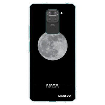 Picasee fekete szilikon tok az alábbi mobiltelefonokra Xiaomi Redmi Note 9 - Moon Minimal