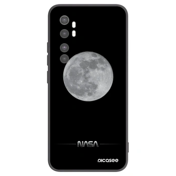 Picasee fekete szilikon tok az alábbi mobiltelefonokra Xiaomi Mi Note 10 Lite - Moon Minimal