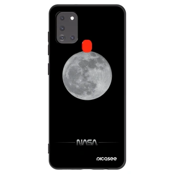 Picasee fekete szilikon tok az alábbi mobiltelefonokra Samsung Galaxy A21s - Moon Minimal