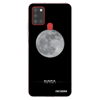 Picasee átlátszó szilikon tok az alábbi mobiltelefonokra Samsung Galaxy A21s - Moon Minimal