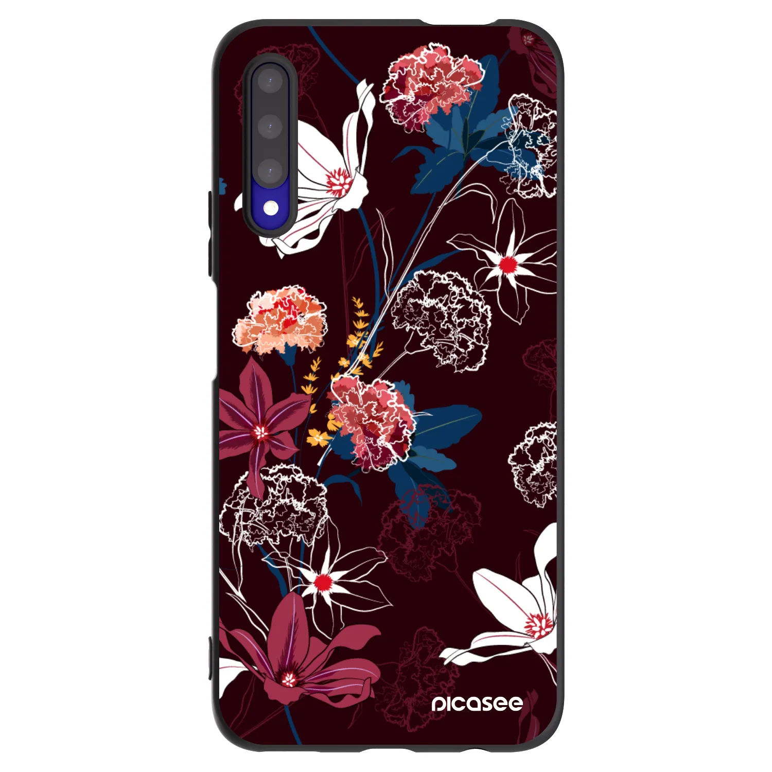 Picasee fekete szilikon tok az alábbi mobiltelefonokra Honor 9X Pro - Dark Meadow