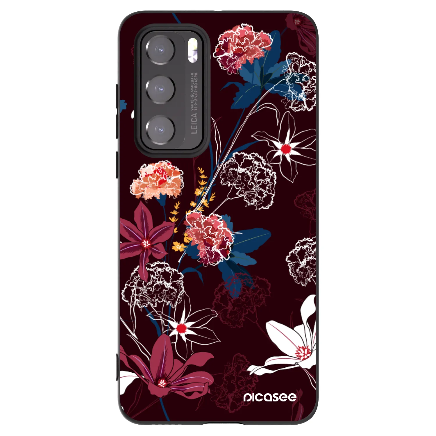 Picasee fekete szilikon tok az alábbi mobiltelefonokra Huawei P40 - Dark Meadow