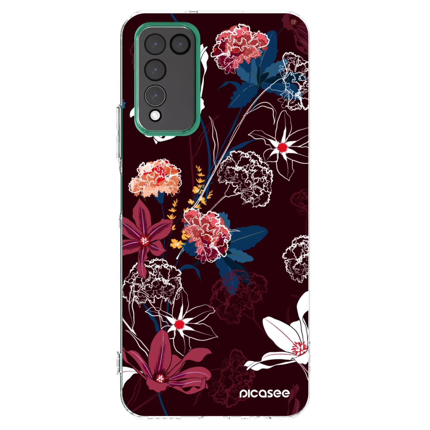 Picasee átlátszó szilikon tok az alábbi mobiltelefonokra Honor 10X Lite - Dark Meadow