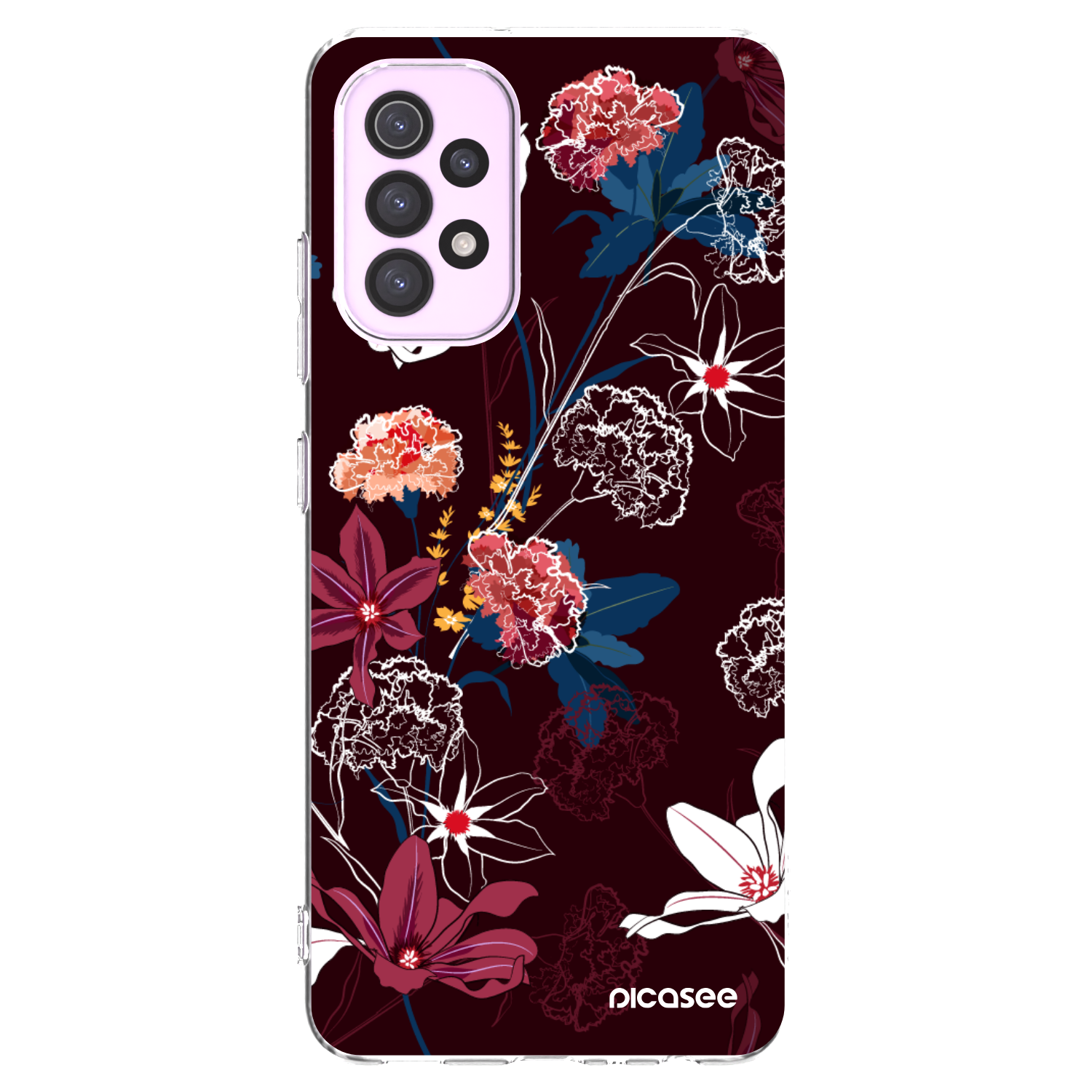 Picasee átlátszó szilikon tok az alábbi mobiltelefonokra Samsung Galaxy A32 5G A326B - Dark Meadow
