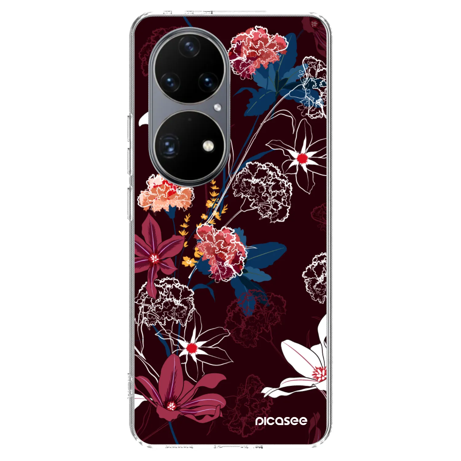 Picasee átlátszó szilikon tok az alábbi mobiltelefonokra Huawei P50 - Dark Meadow