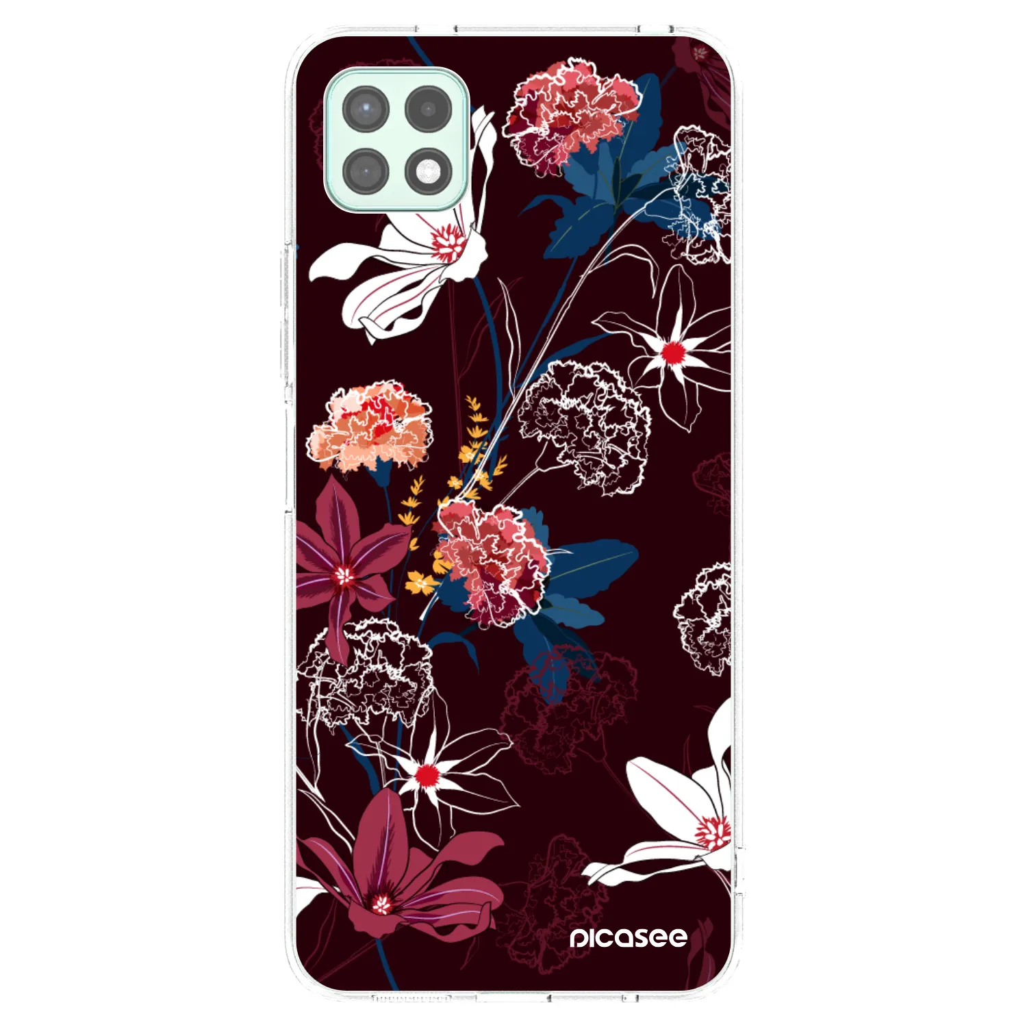 Picasee átlátszó szilikon tok az alábbi mobiltelefonokra Samsung Galaxy A22 A226B 5G - Dark Meadow