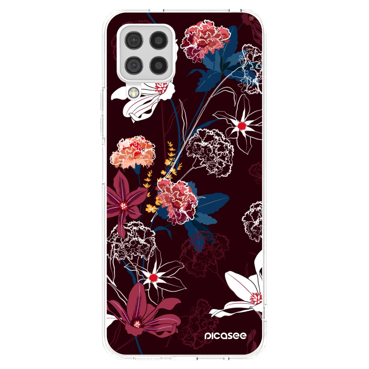 Picasee átlátszó szilikon tok az alábbi mobiltelefonokra Samsung Galaxy A22 A225F 4G - Dark Meadow