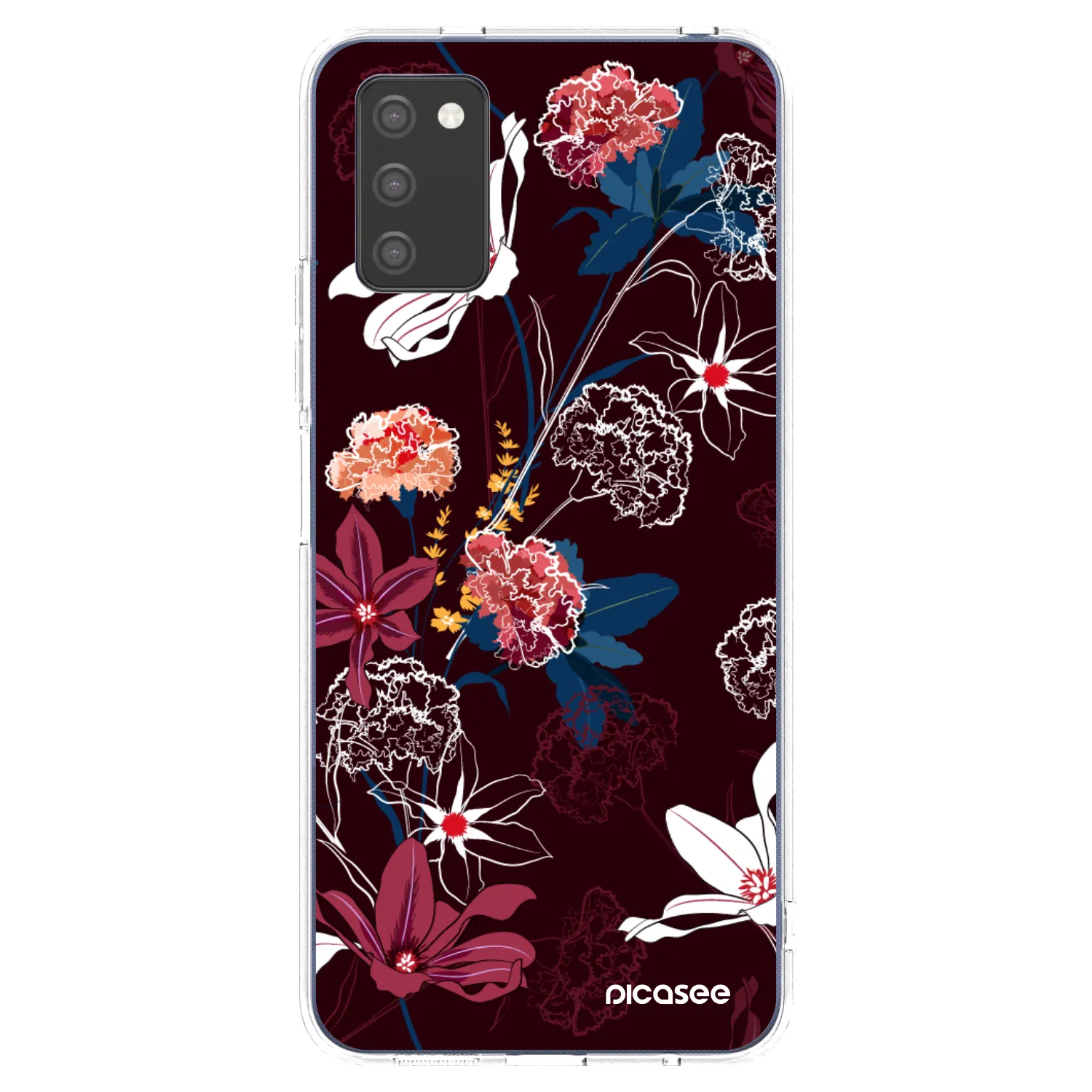 Picasee átlátszó szilikon tok az alábbi mobiltelefonokra Samsung Galaxy A03s A037G - Dark Meadow