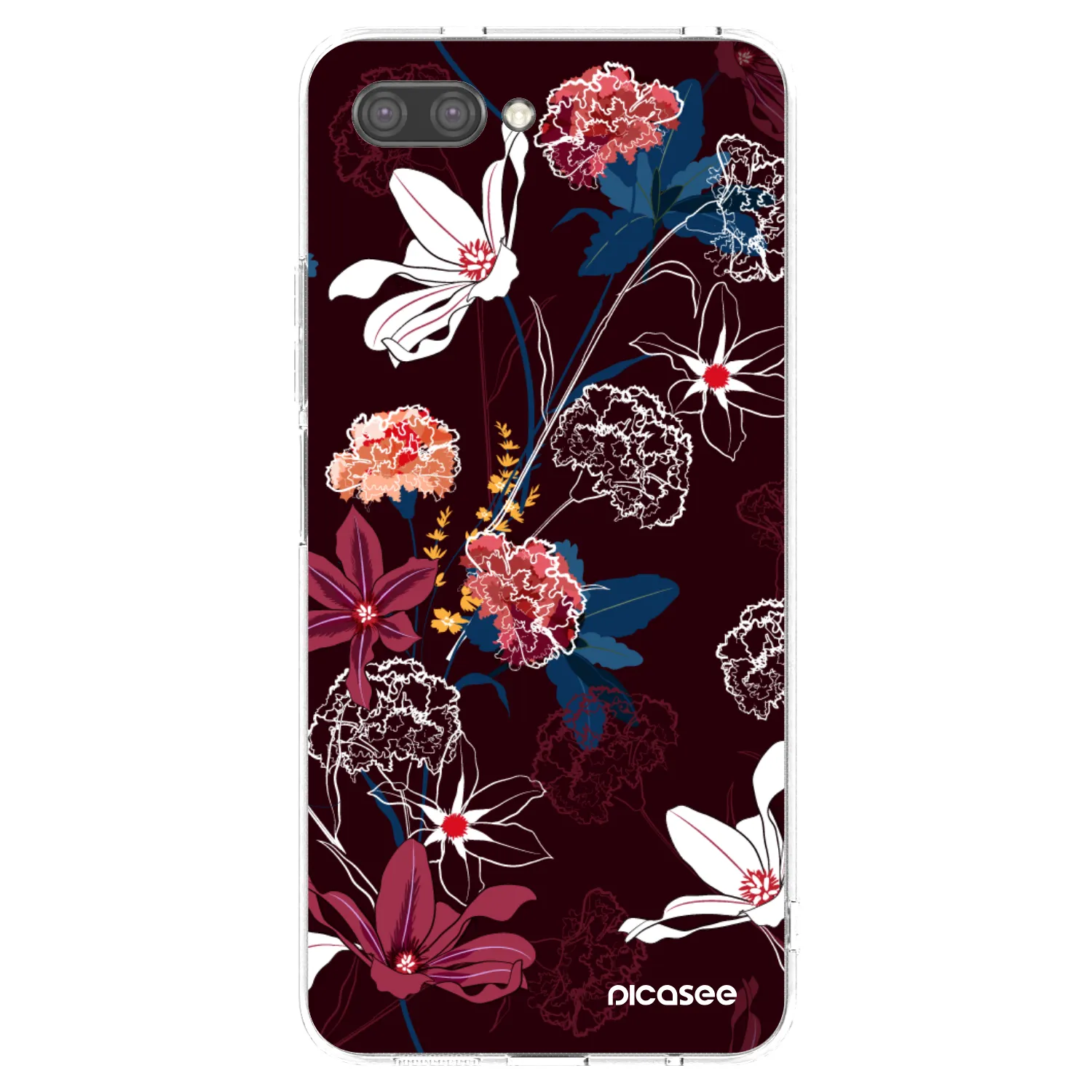 Picasee átlátszó szilikon tok az alábbi mobiltelefonokra Honor 10 - Dark Meadow