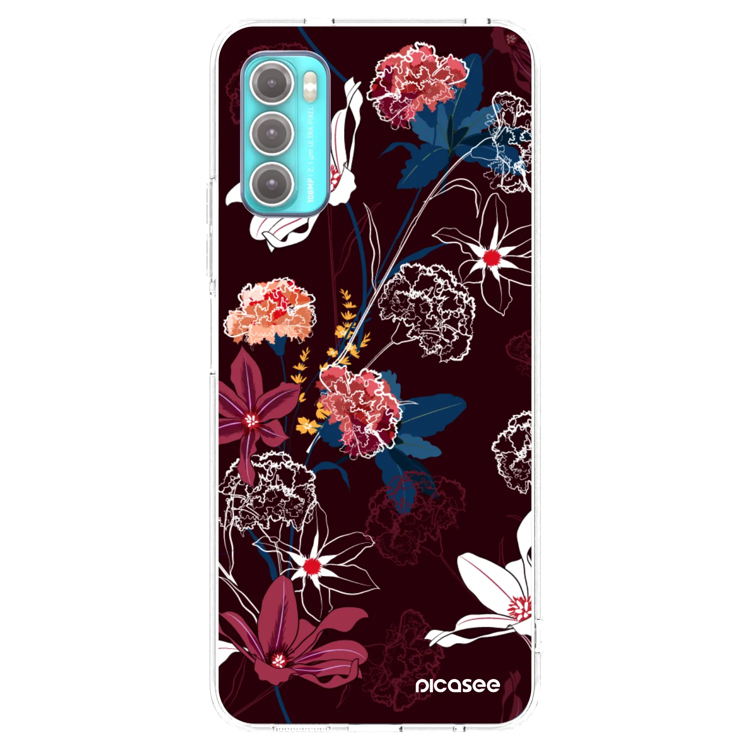 Picasee átlátszó szilikon tok az alábbi mobiltelefonokra Motorola Moto G60 - Dark Meadow