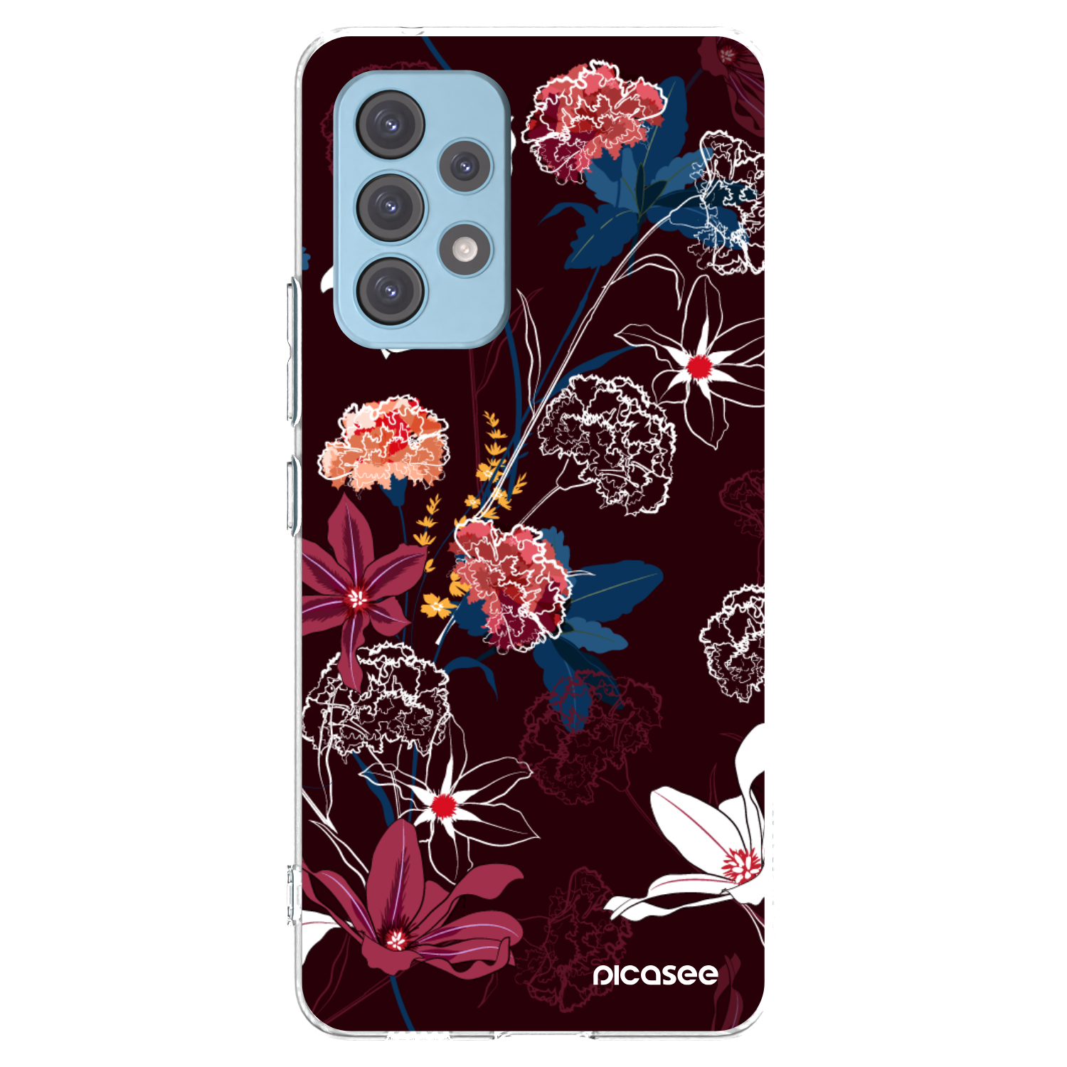 Picasee átlátszó szilikon tok az alábbi mobiltelefonokra Samsung Galaxy A53 5G A536 - Dark Meadow