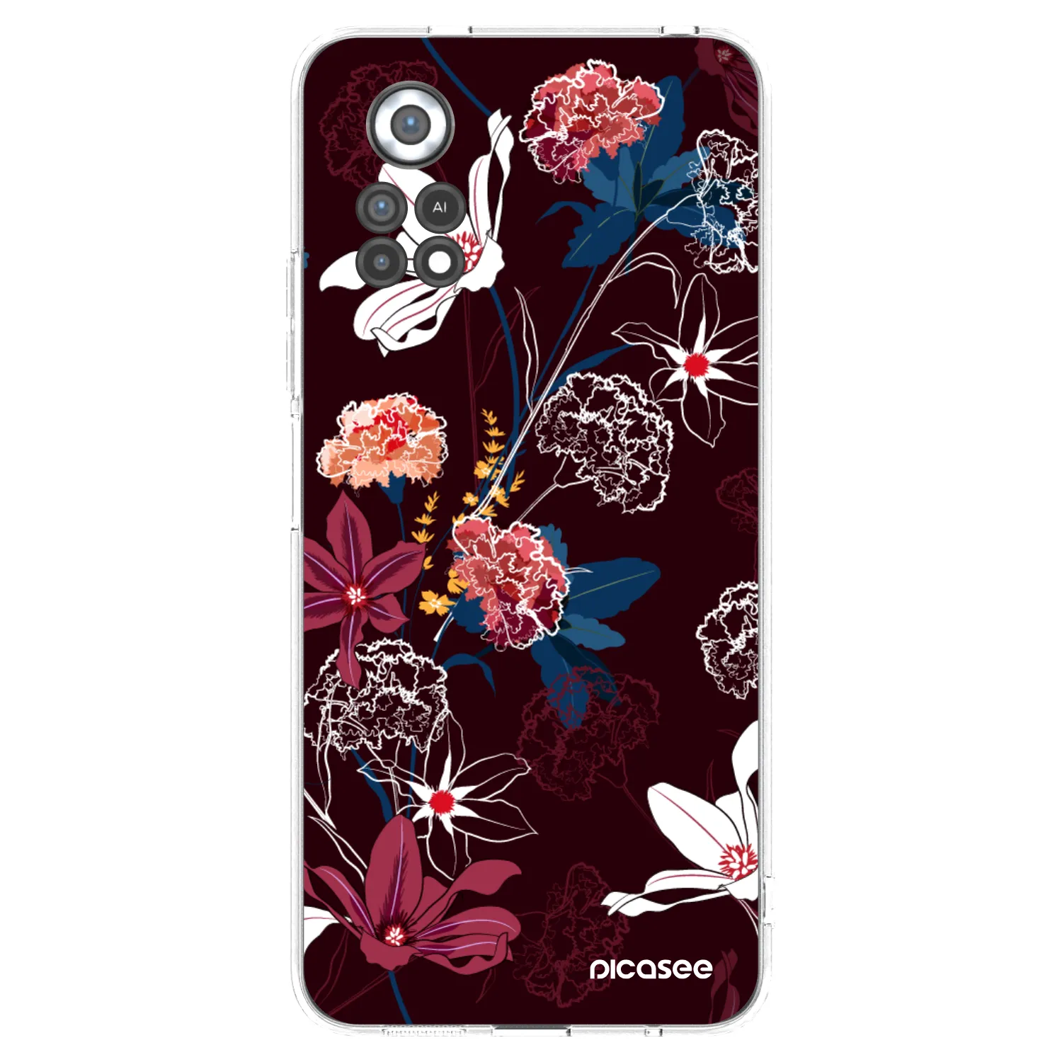 Picasee átlátszó szilikon tok az alábbi mobiltelefonokra Xiaomi Poco X4 Pro 5G - Dark Meadow
