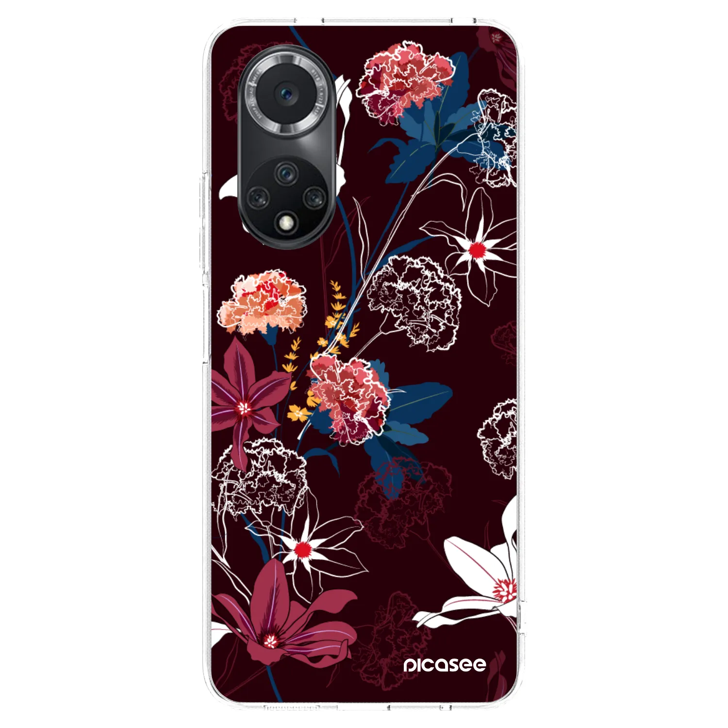 Picasee átlátszó szilikon tok az alábbi mobiltelefonokra Huawei Nova 9 SE - Dark Meadow