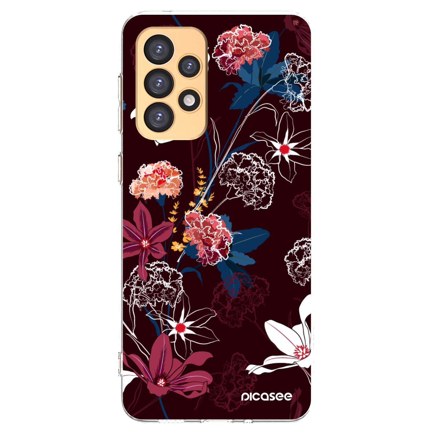 Picasee átlátszó szilikon tok az alábbi mobiltelefonokra Samsung Galaxy A33 5G A336 - Dark Meadow