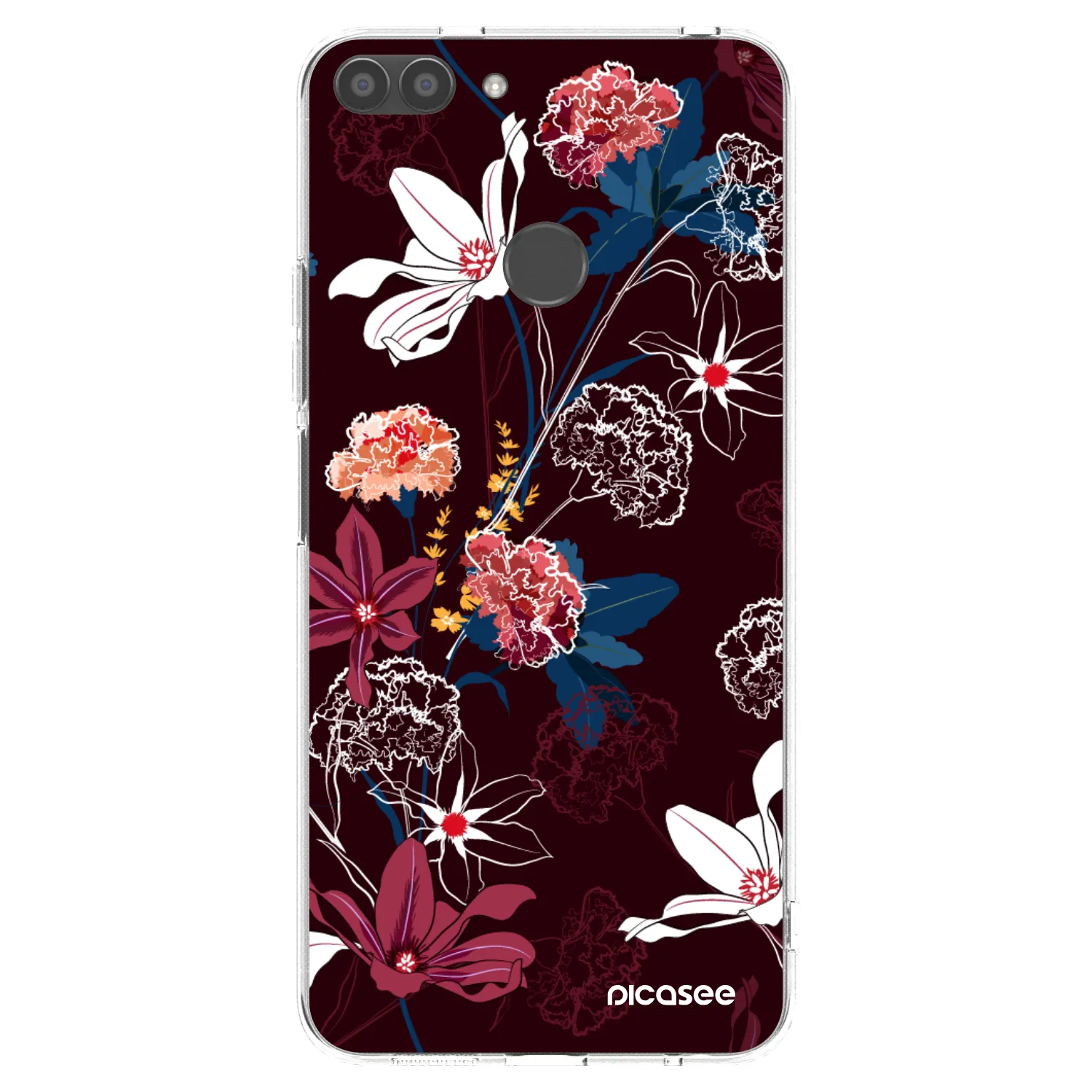 Picasee átlátszó szilikon tok az alábbi mobiltelefonokra Huawei P Smart - Dark Meadow