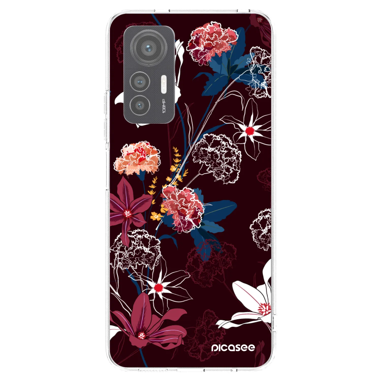 Picasee átlátszó szilikon tok az alábbi mobiltelefonokra Xiaomi 12 Lite - Dark Meadow
