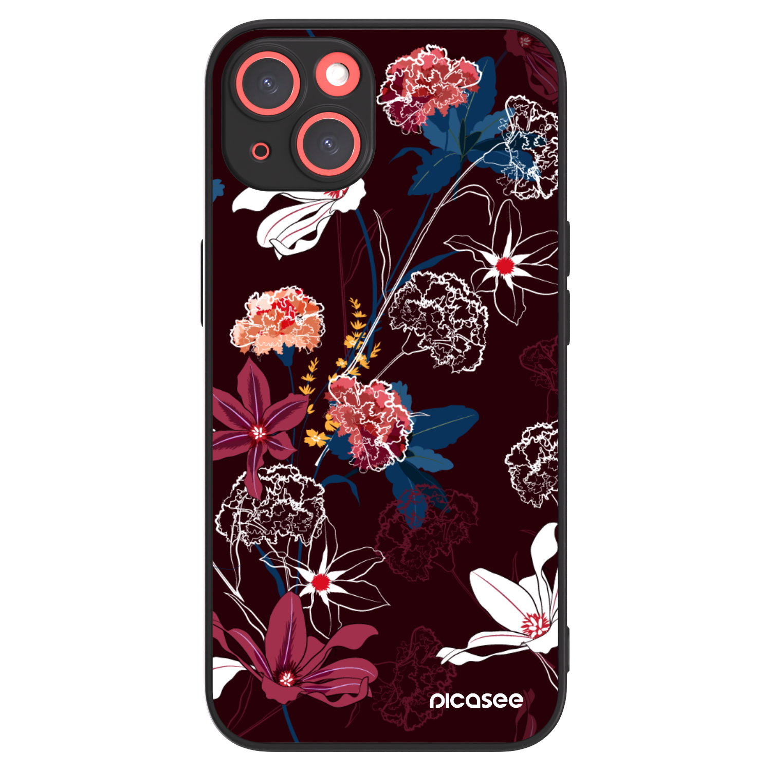 Picasee ULTIMATE CASE MagSafe Apple iPhone 13 - készülékre - Dark Meadow