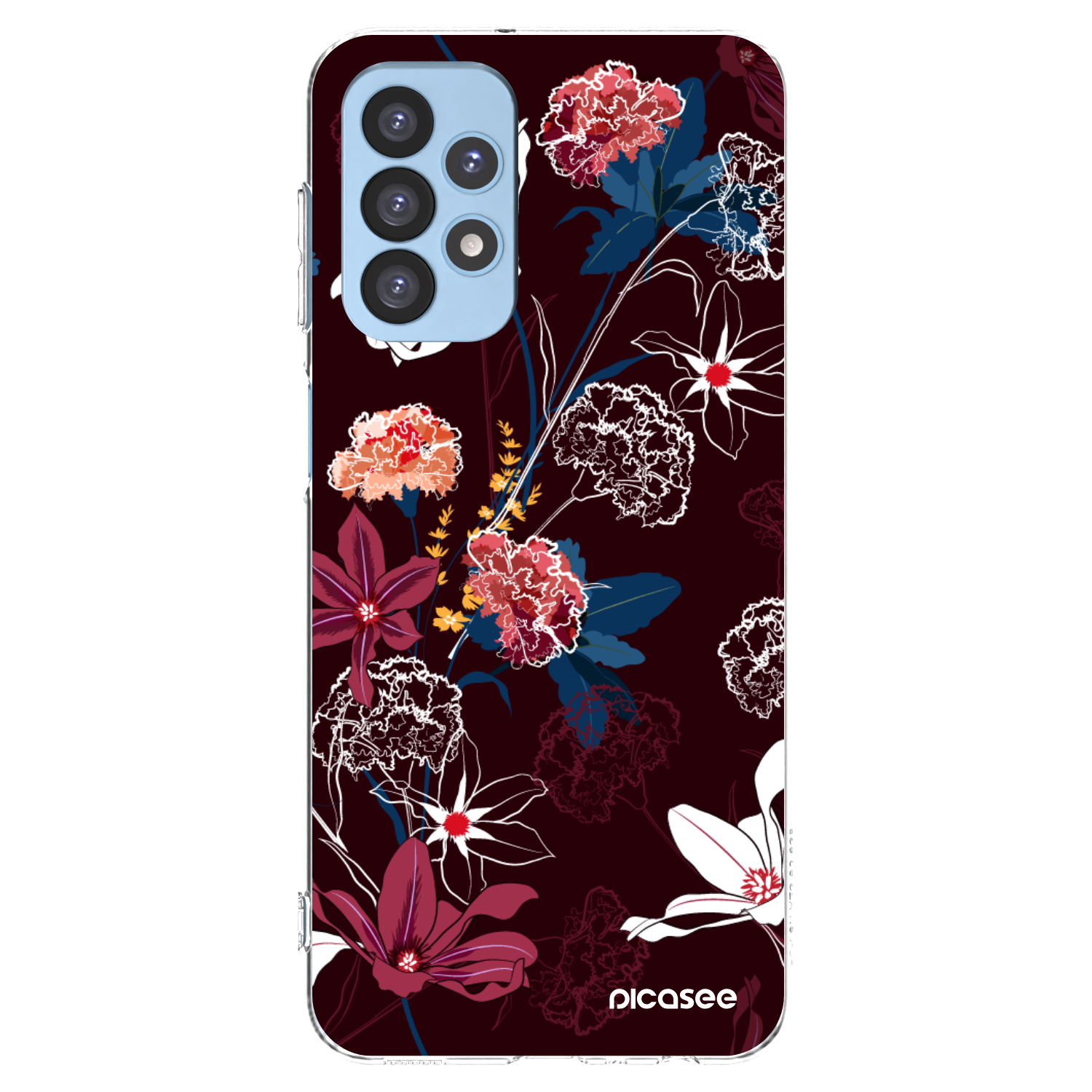 Picasee átlátszó szilikon tok az alábbi mobiltelefonokra Samsung Galaxy A23 A235F 4G - Dark Meadow