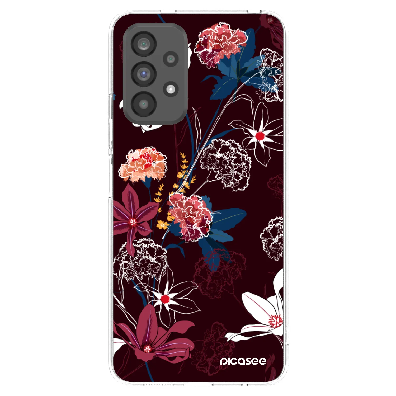 Picasee átlátszó szilikon tok az alábbi mobiltelefonokra Samsung Galaxy A73 5G - Dark Meadow