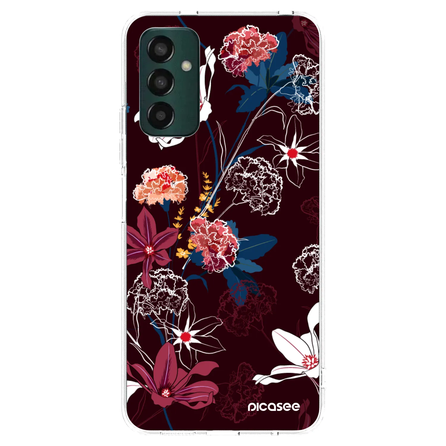 Picasee átlátszó szilikon tok az alábbi mobiltelefonokra Samsung Galaxy M23 5G - Dark Meadow