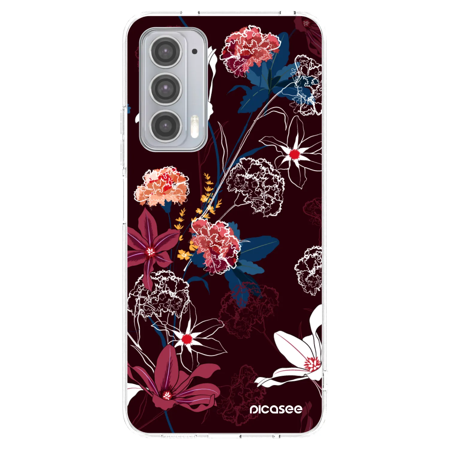 Picasee átlátszó szilikon tok az alábbi mobiltelefonokra Motorola Edge 20 - Dark Meadow