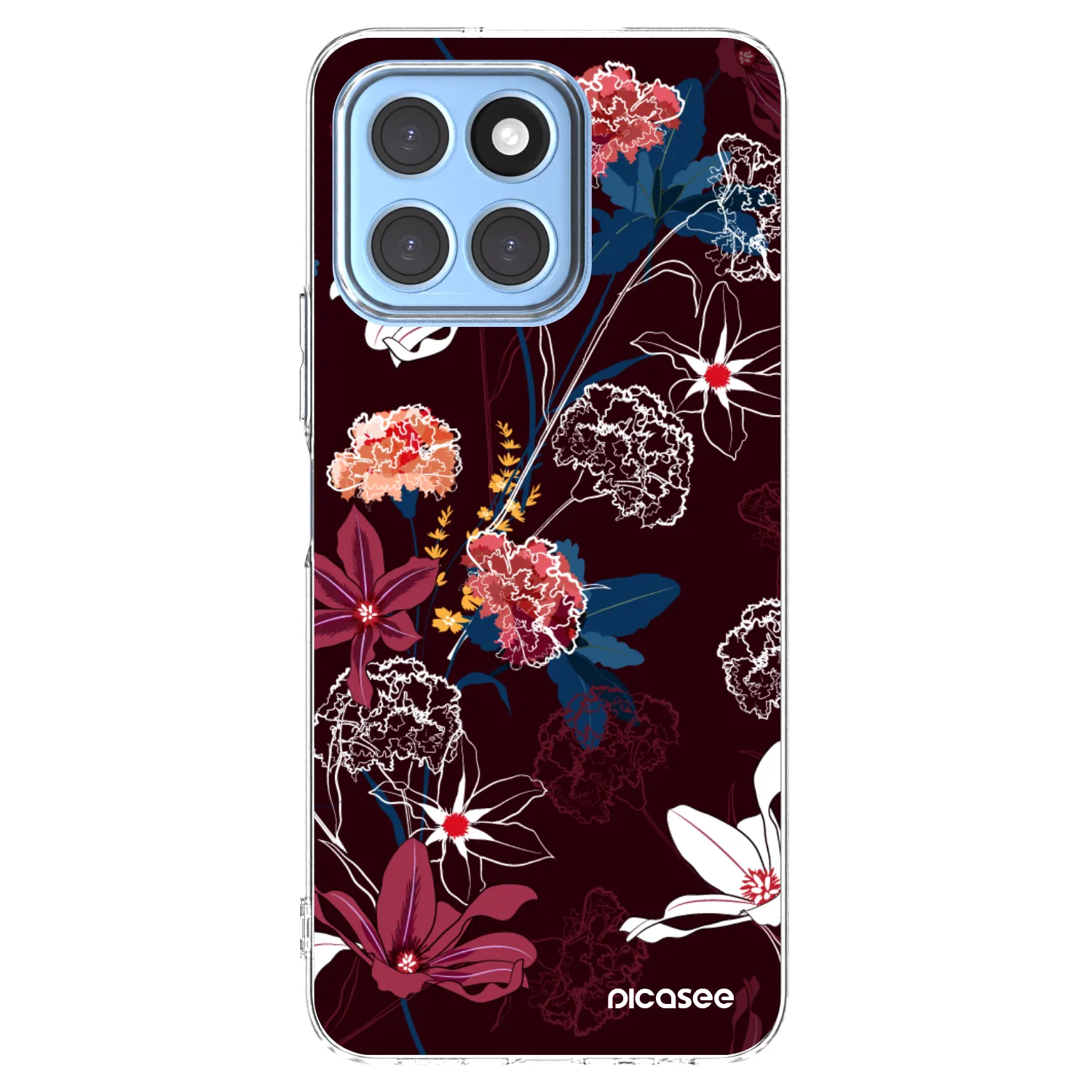 Picasee átlátszó szilikon tok az alábbi mobiltelefonokra Honor X8 5G - Dark Meadow