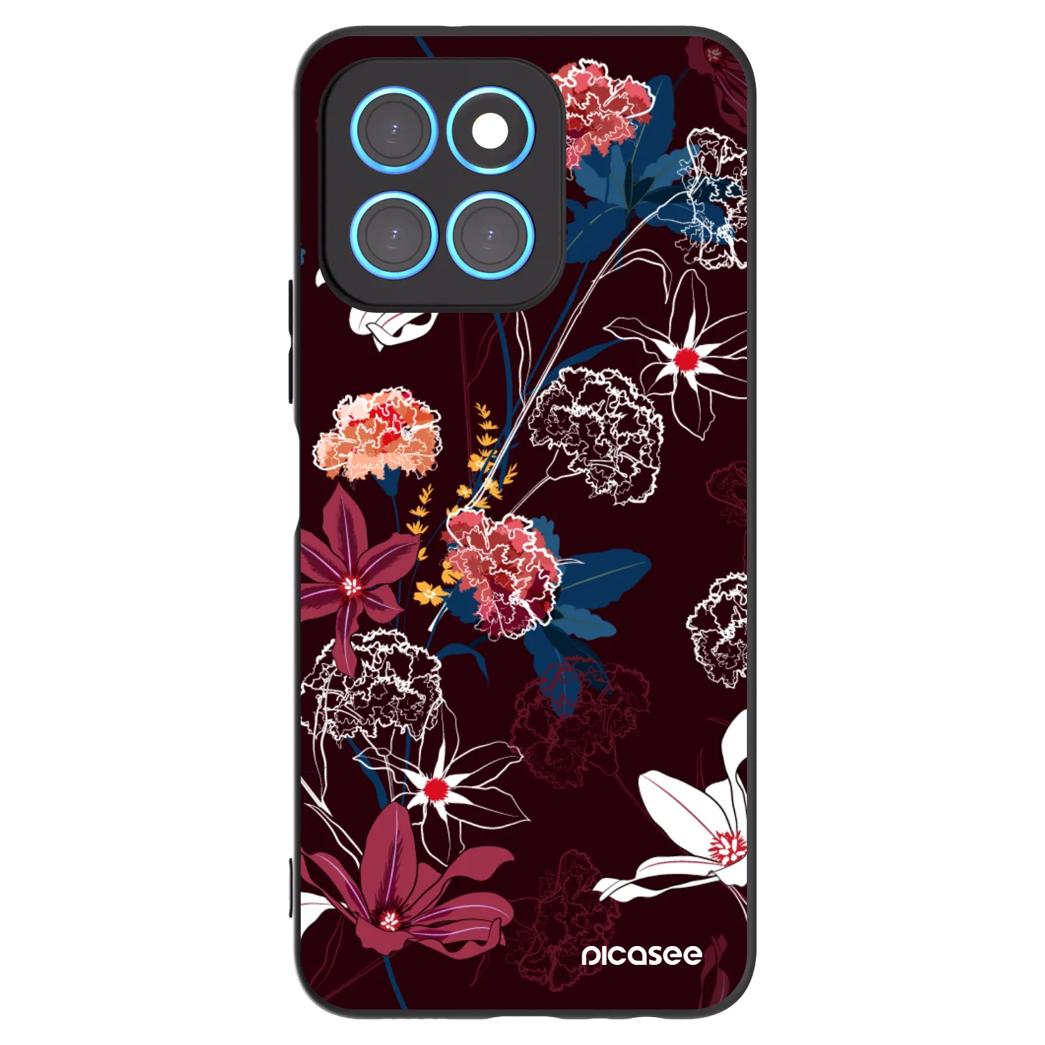 Picasee fekete szilikon tok az alábbi mobiltelefonokra Honor X6 - Dark Meadow