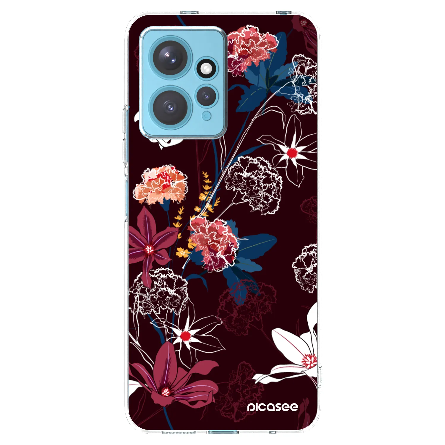 Picasee átlátszó szilikon tok az alábbi mobiltelefonokra Xiaomi Redmi Note 12 4G - Dark Meadow
