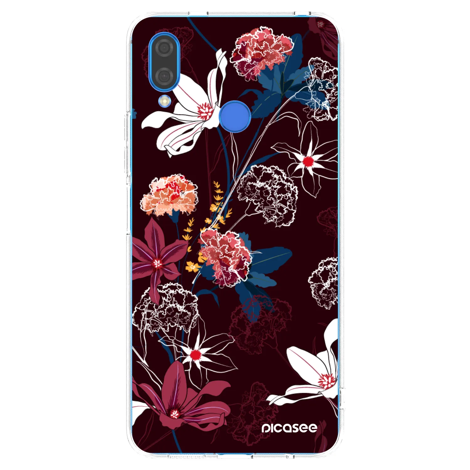 Picasee átlátszó szilikon tok az alábbi mobiltelefonokra Huawei Nova 3i - Dark Meadow