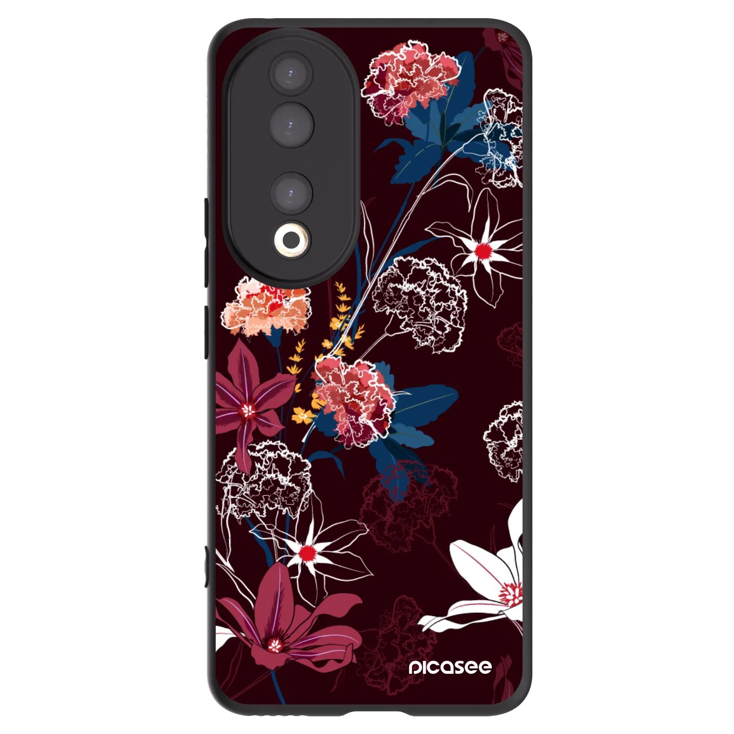 Picasee fekete szilikon tok az alábbi mobiltelefonokra Honor 90 5G - Dark Meadow