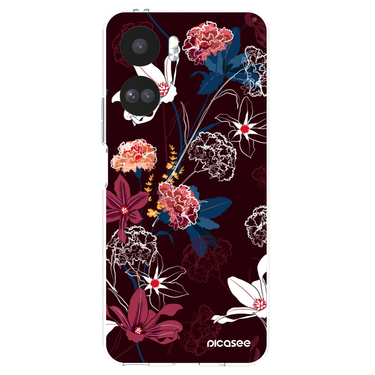 Picasee átlátszó szilikon tok az alábbi mobiltelefonokra Honor 90 Lite 5G - Dark Meadow
