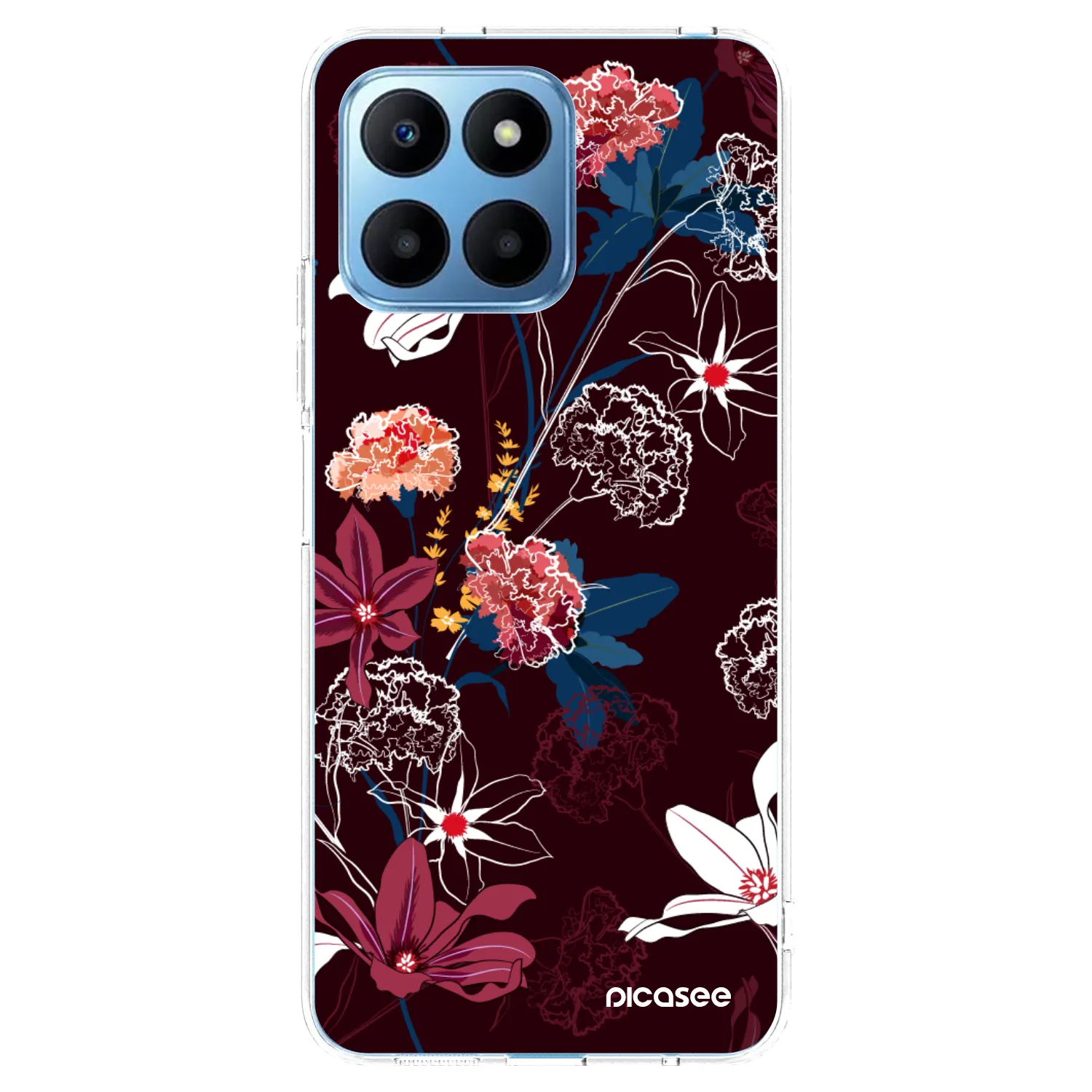 Picasee átlátszó szilikon tok az alábbi mobiltelefonokra Honor 70 Lite - Dark Meadow