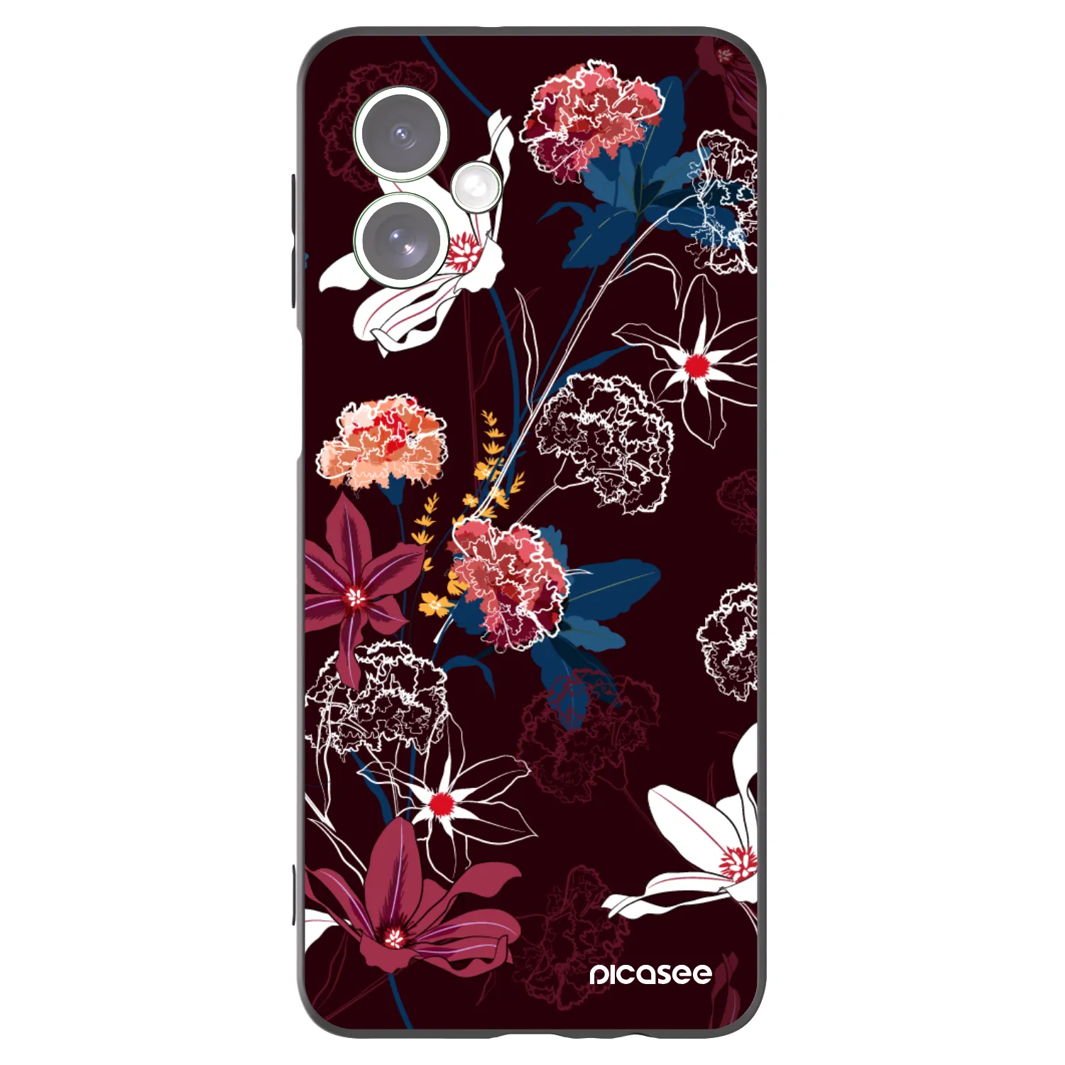 Picasee fekete szilikon tok az alábbi mobiltelefonokra Motorola Moto G54 5G - Dark Meadow