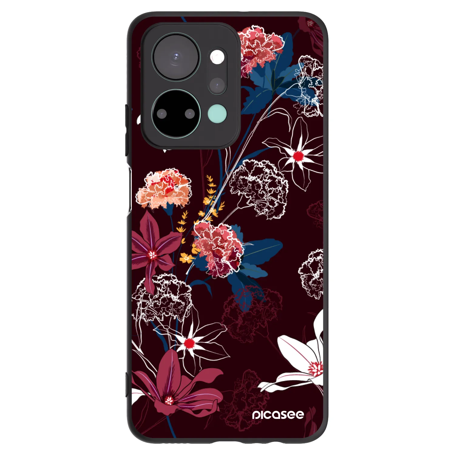 Picasee fekete szilikon tok az alábbi mobiltelefonokra Honor X7a - Dark Meadow