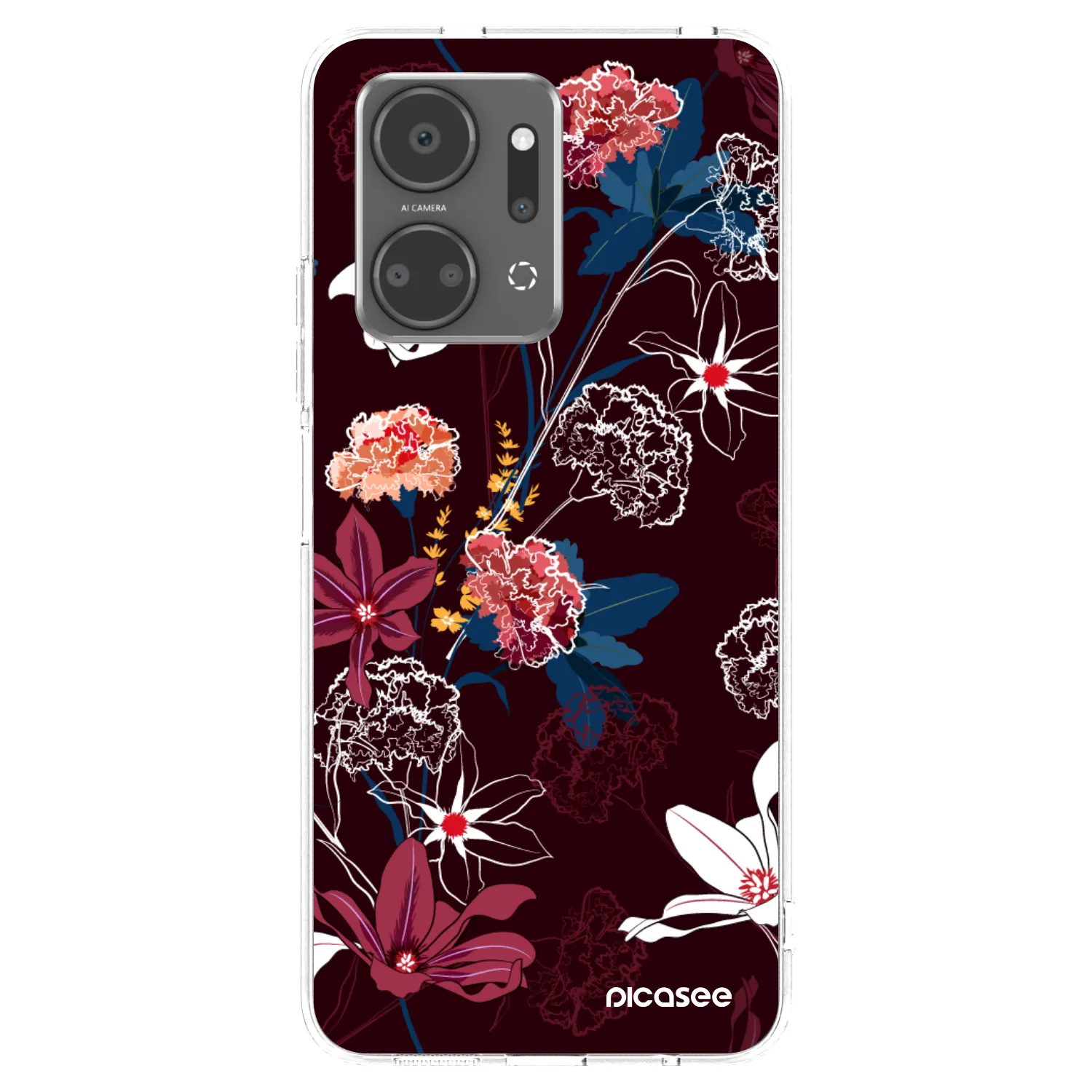 Picasee átlátszó szilikon tok az alábbi mobiltelefonokra Honor X7a - Dark Meadow